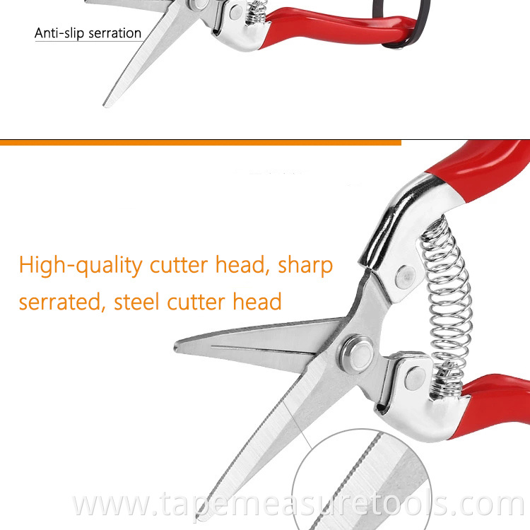 Cheaper Thin fruit shears gardening scissors Customizable logo colors fine branch shears Pruning shears